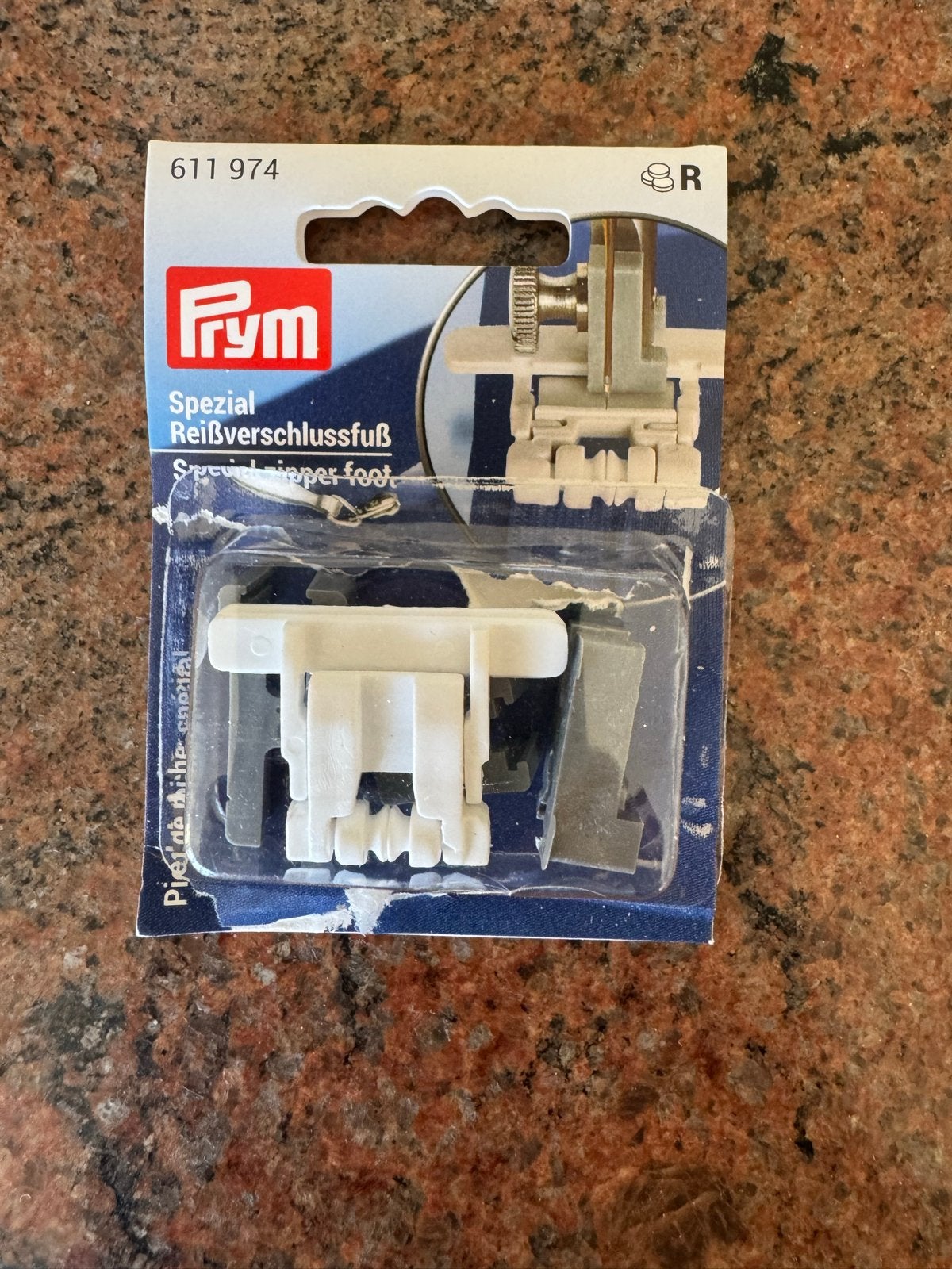 Prym Speciale Ritsvoet voor Naaimachine - Nieuw, Hobby en Vrije tijd, Ophalen of Verzenden, Nieuw, Toebehoren, Overige merken