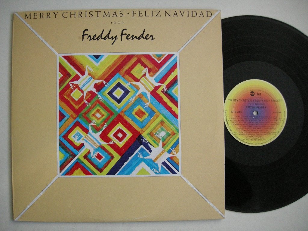 Freddy Fender Feliz Navidad Marry Christmas - LP vinyl zgan, Ophalen, Zo goed als nieuw, 12 inch, LP