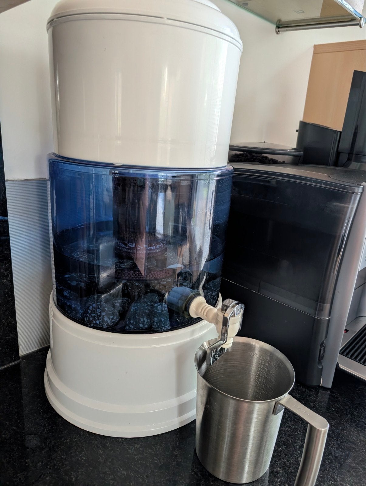 Aqualine 12 waterfilter niet alkalisch glas izgs waterzuiver, Huis en Inrichting, Ophalen, Wit, Overige materialen, Overige typen