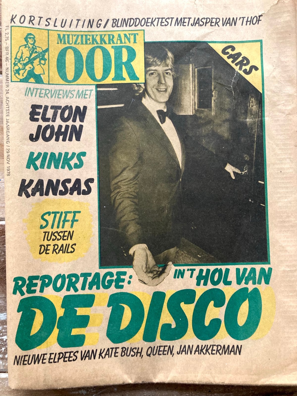 Muziekkrant OOR 1978 KANSAS Peter Tosh CARS Ray Davies QUO, Ophalen of Verzenden, Gelezen, Muziek, Film of Tv