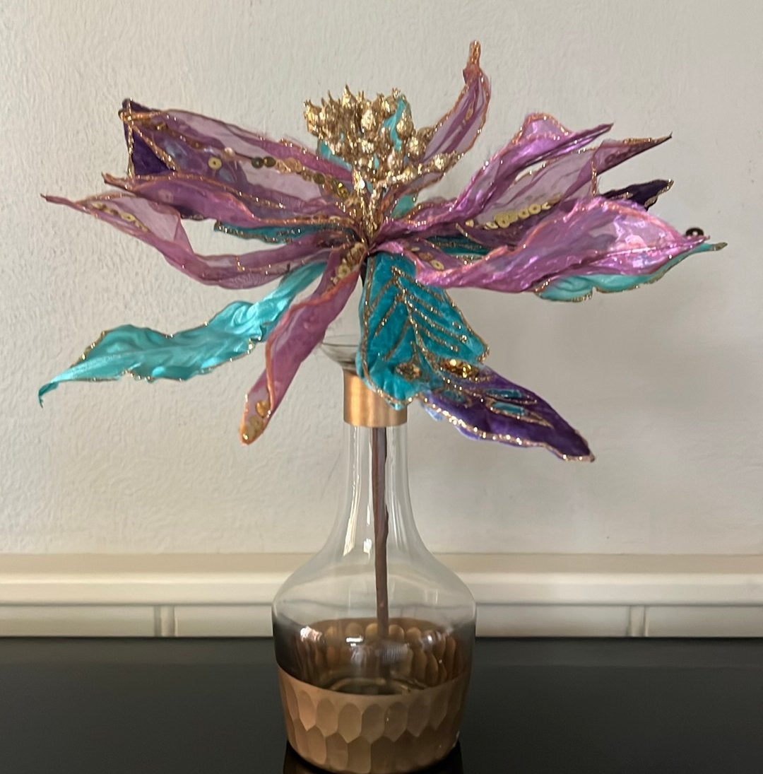 Kurt Adler Kerst ornament bloem, Diversen, Ophalen of Verzenden, Zo goed als nieuw