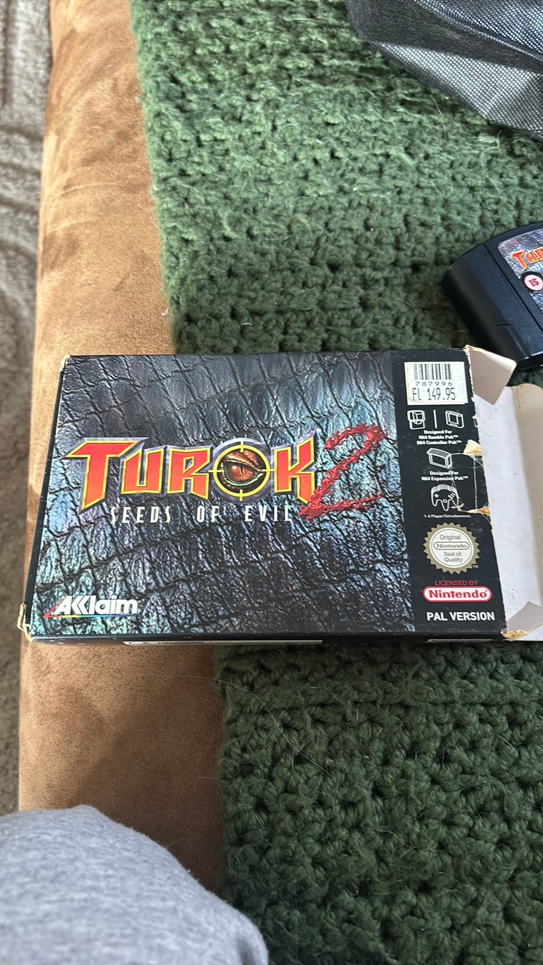 Turok 2 seeds of evil volledig compleet, Spelcomputers en Games, Avontuur en Actie, Vanaf 18 jaar, 1 speler, Ophalen of Verzenden