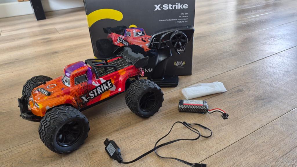 X-Strike RC auto, Ophalen of Verzenden, Zo goed als nieuw, Overige schalen, Auto offroad