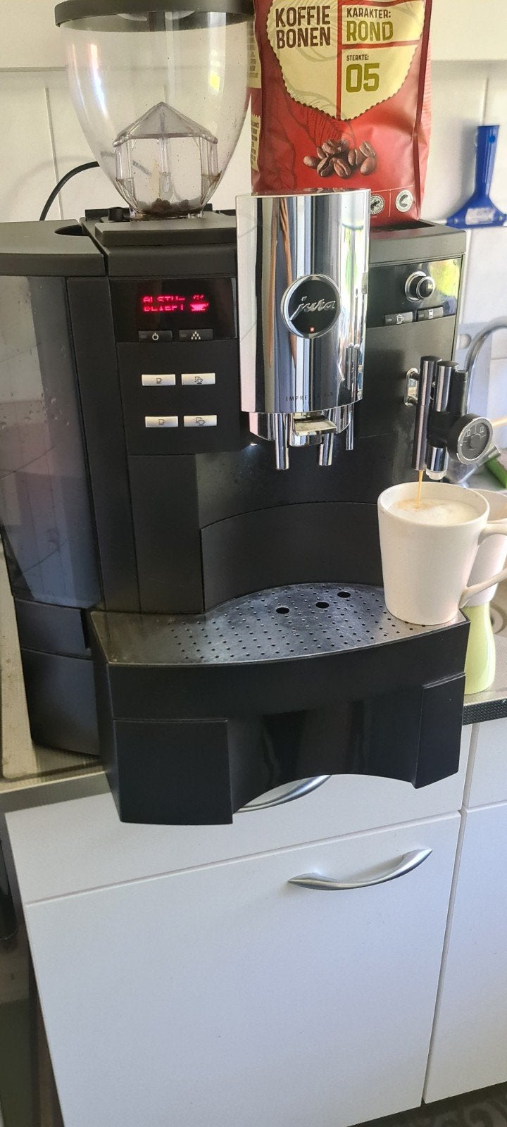 Jura xs9 One touch Cappuccino, Witgoed en Apparatuur, Koffiezetapparaten, Ophalen of Verzenden, Koffiemachine