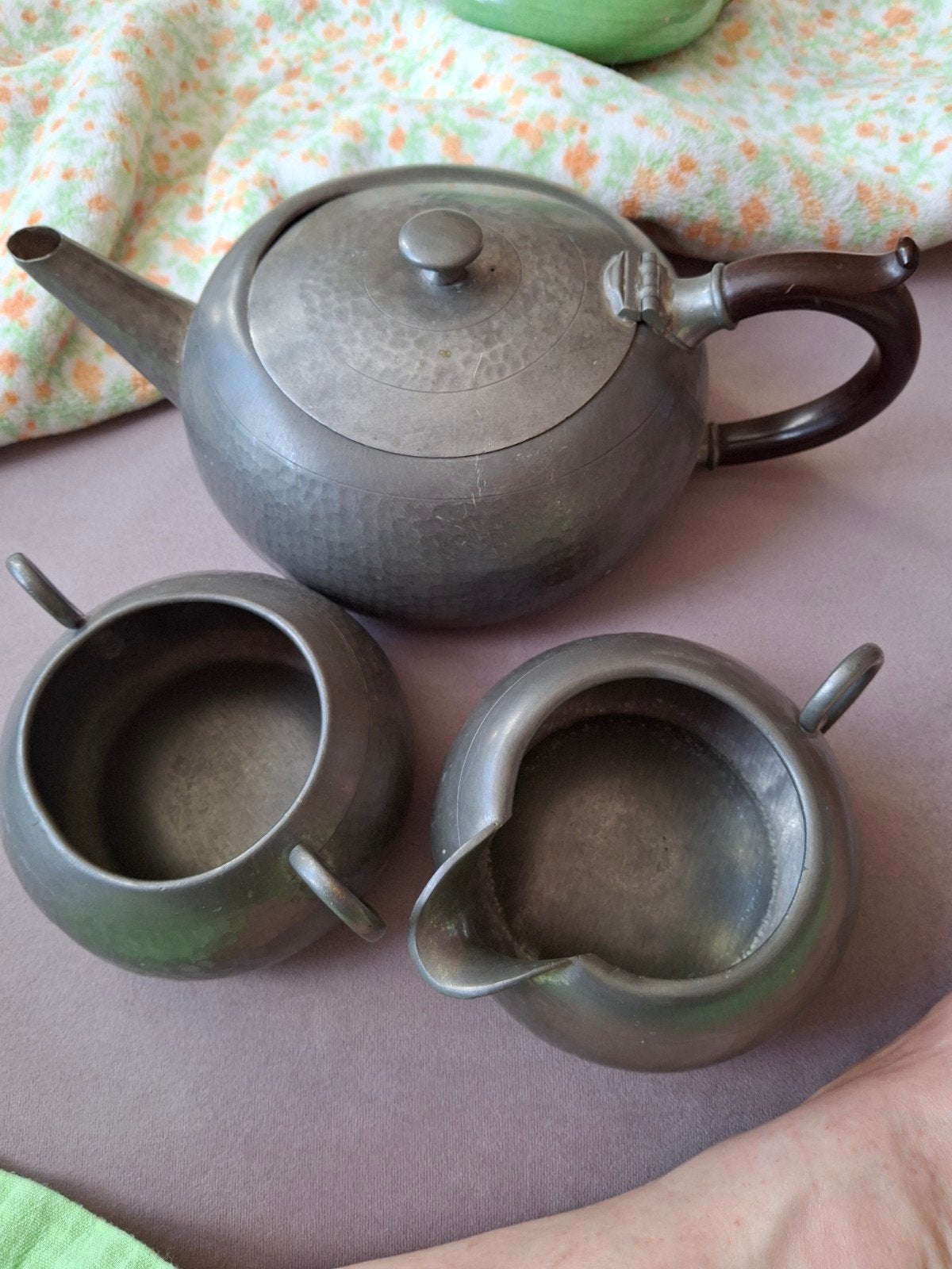 Oud setje tin, Ophalen of Verzenden