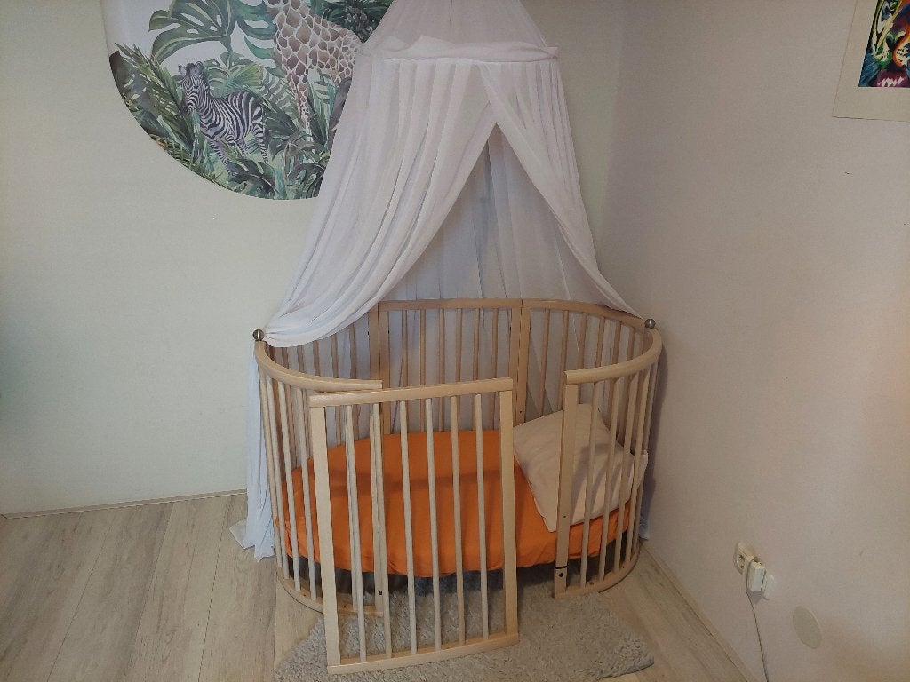 Complete Jollein Klamboe Vintage (wit) met standaard, Ophalen, Gebruikt, Jollein, Wit