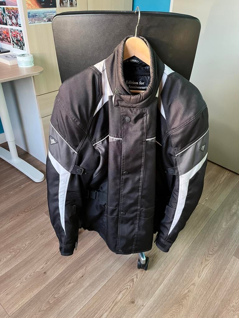 Motorjas textiel Cycle Spirit maat M zwart, Motoren, Kleding | Motorkleding, Ophalen of Verzenden, Tweedehands, Jas | textiel