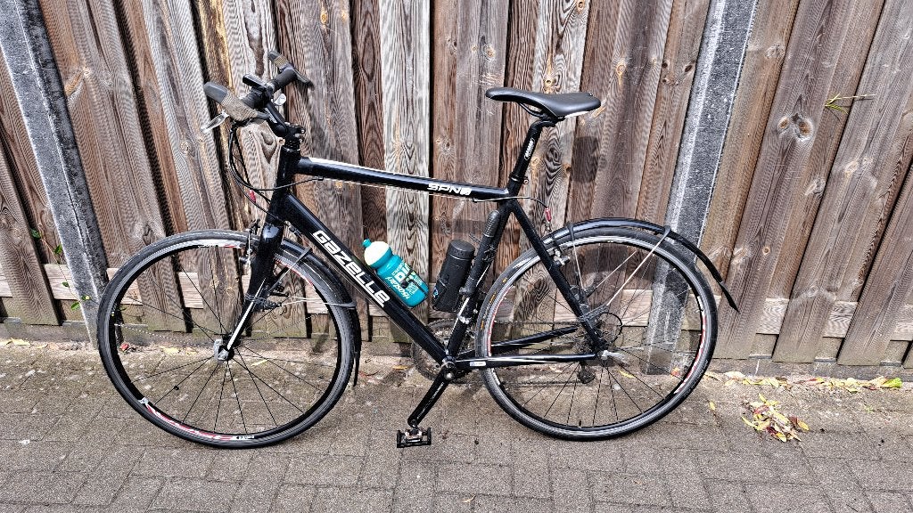 Gazelle SPN3 zwart maat H57 Heren/Dames, Ophalen, Gebruikt, Velgrem, Versnellingen