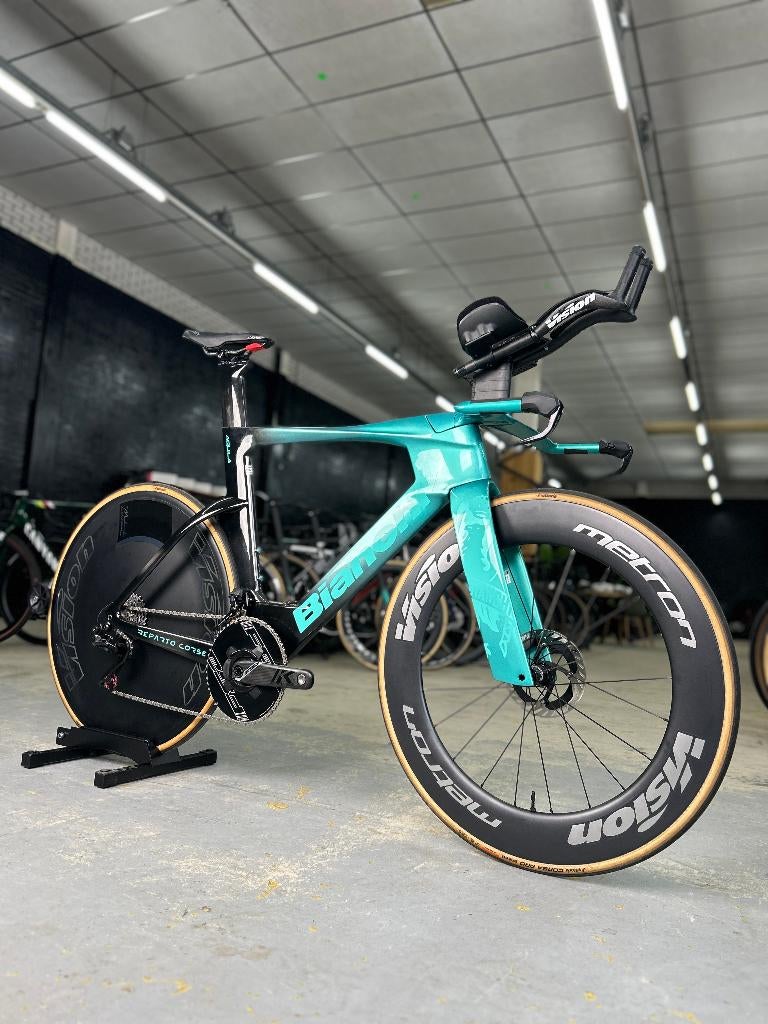 Bianchi Aquila RC Disc Dura Ace Di2 Carbon Racefiets, Ophalen, Zo goed als nieuw, Overige typen