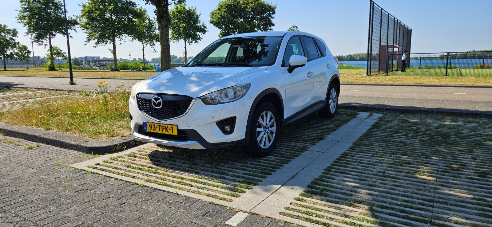 Mazda CX-5 2.0 121KW 2WD 2012 Wit, Auto's, Mazda, Voorwielaandrijving, Stof, Zwart, 4 cilinders