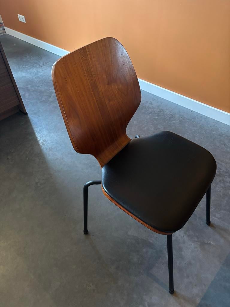 6 Eetkamerstoelen - Lifestyle, Huis en Inrichting, Stoelen, Ophalen, Gebruikt, Zwart, Vijf, Zes of meer stoelen