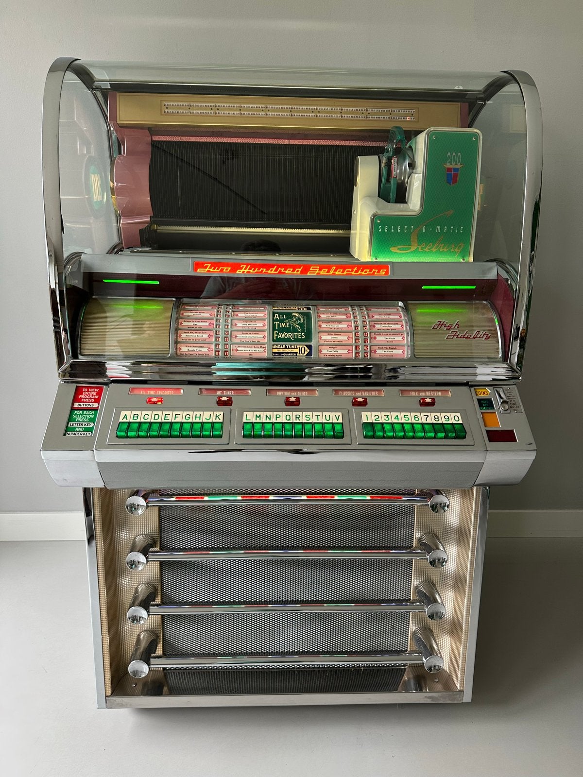 Seeburg Jukebox V-200 Select-O-Matic 200, Verzamelen, Ophalen, Gebruikt, 1950 tot 1960, Seeburg