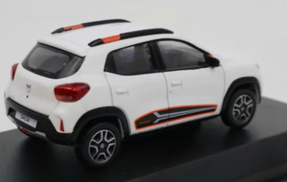 DACIA SPRING COMFORT PLUS 2022 WIT 1/43 Norev ref. 509062, Verzenden, Nieuw, Auto, Norev