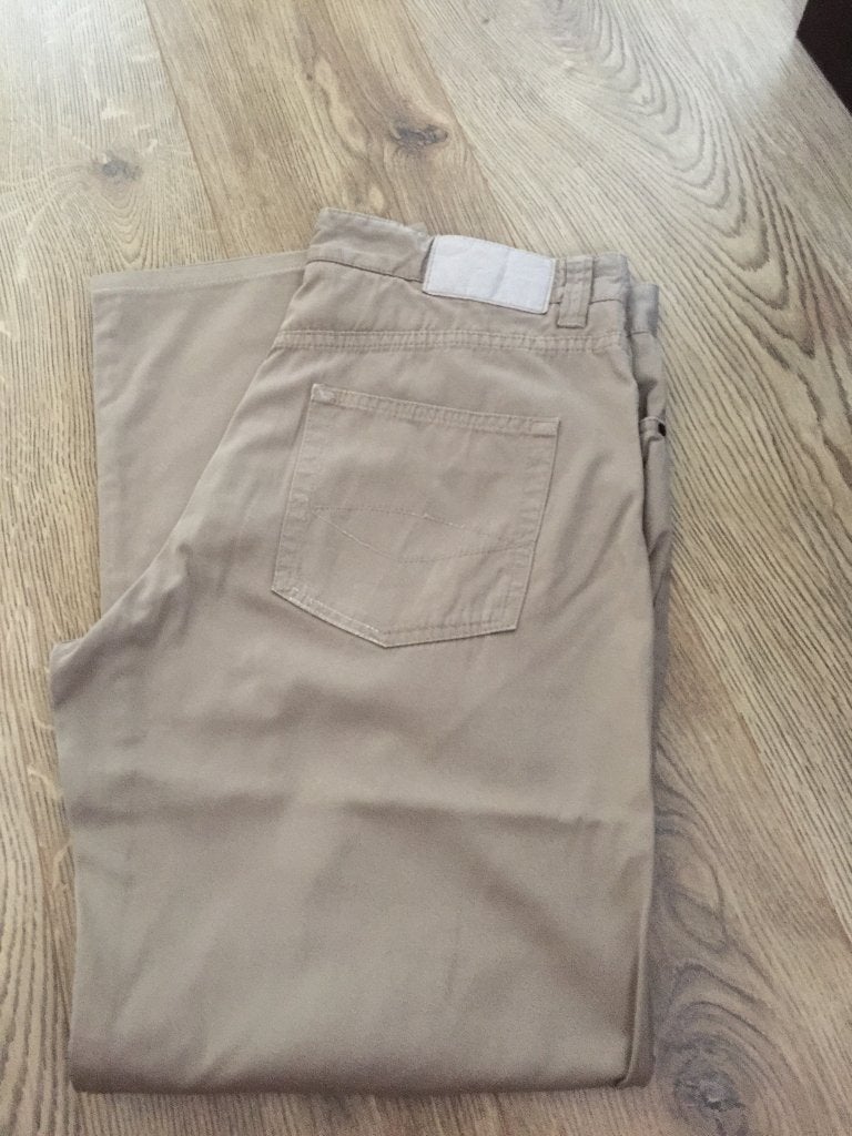 Heren broek Zara, Kleding | Heren, Broeken en Pantalons, Ophalen, Zo goed als nieuw, Beige, Zara Man