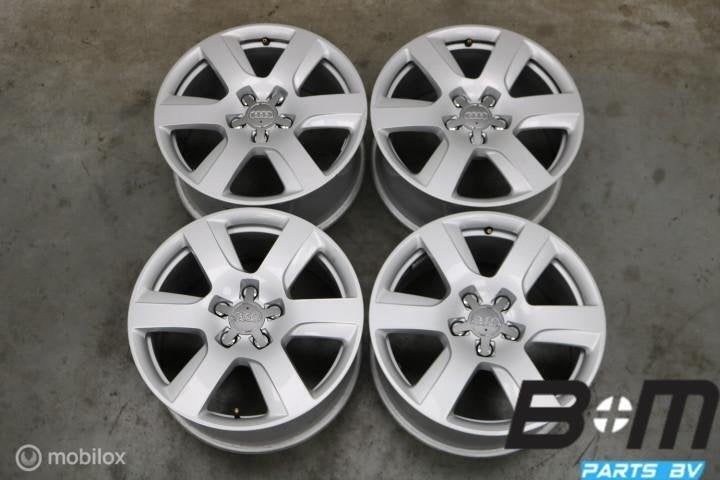 ORIGINEEL! 17 inch velgen Audi A8 4H - A7 - A5! 4H0601025, Gebruikt, Velg(en), 17 inch, Personenwagen