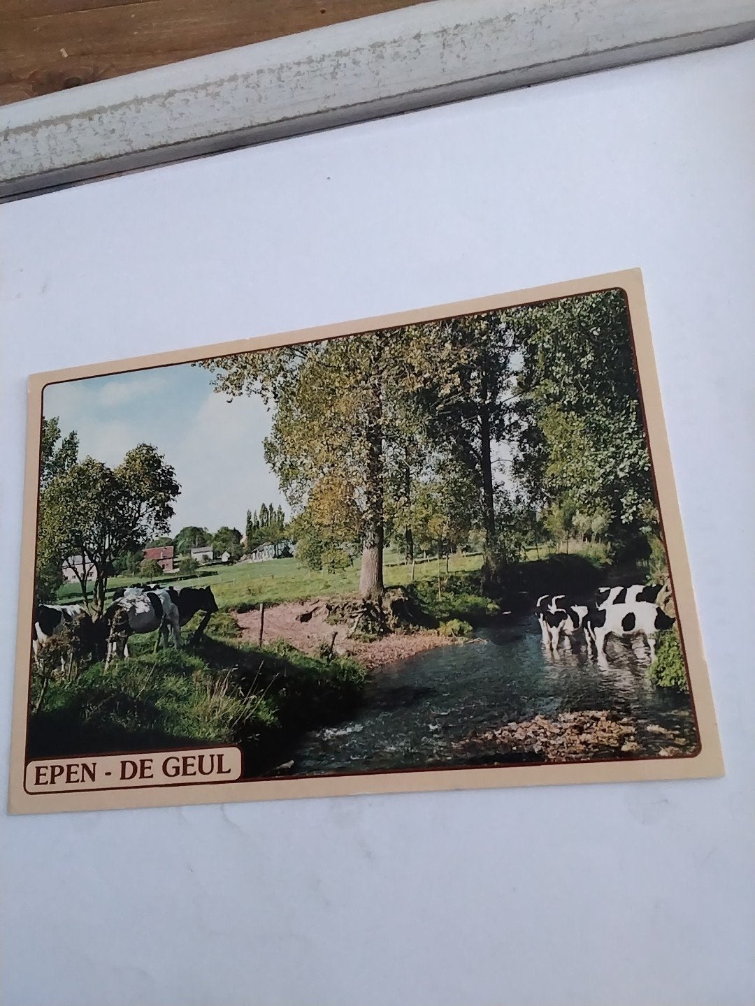 Oude ansichtkaart Epen - De Geul, Limburg  1993 koeien, Ophalen of Verzenden, 1960 tot 1980, Gelopen, Limburg