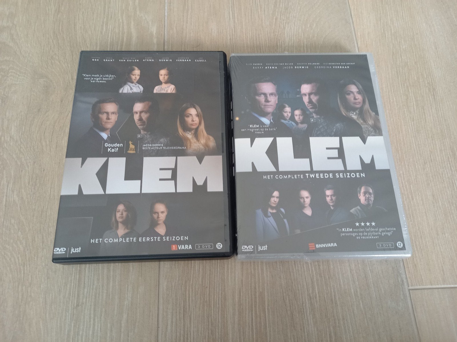 Klem seizoen 1 & 2 origineel, Alle leeftijden, Ophalen of Verzenden, Zo goed als nieuw, Drama