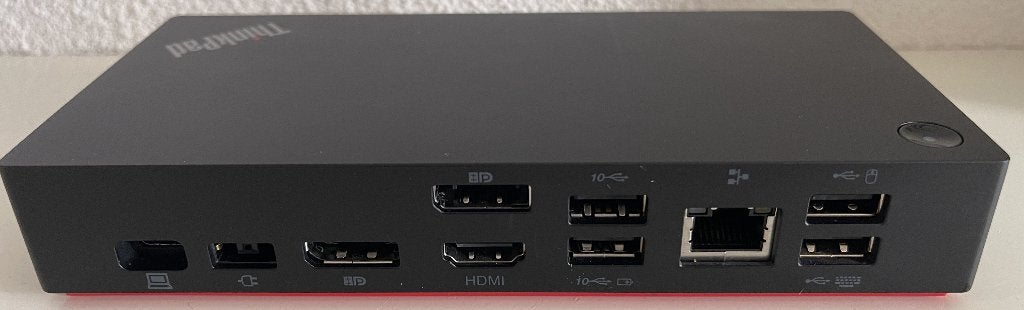 Lenovo ThinkPad Universal USB-C Dock 40AY + 90W adapter, Computers en Software, Dockingstations, Gebruikt, Docking station, Laptop