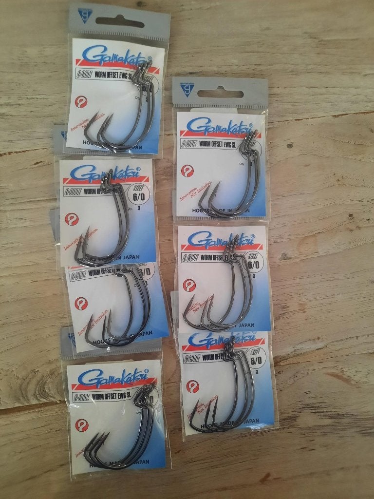 Gamakatsu worm offset ewg sl, Ophalen of Verzenden, Nieuw, Kunstaas