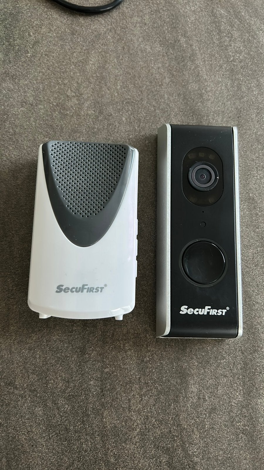 Secufirst Deurbel met camera en gong, Ophalen of Verzenden, Zo goed als nieuw