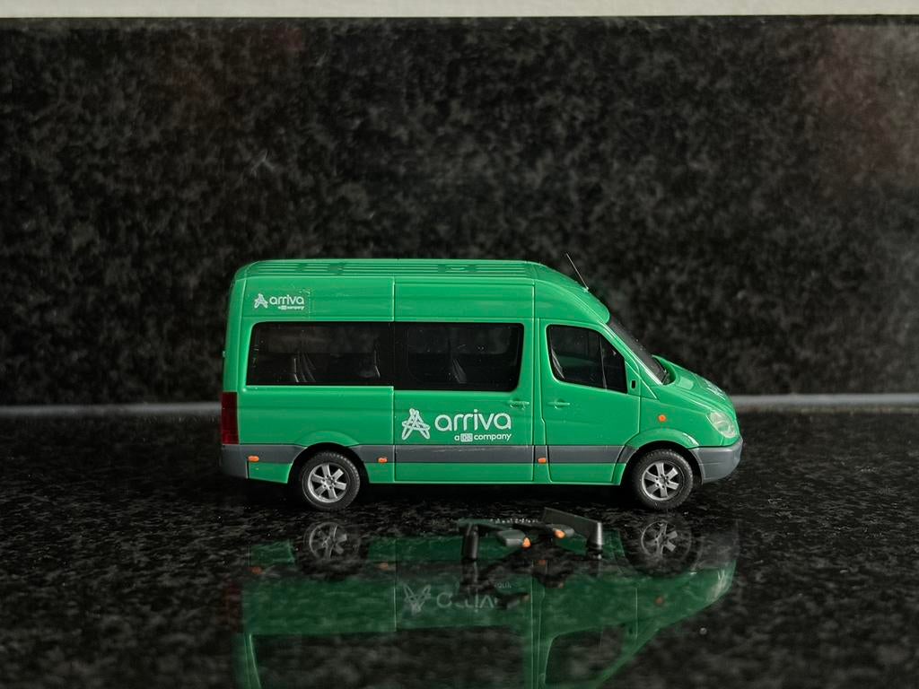 Herpa mercedes benz sprinter arriva buurtbus 1:87 H0, Verzenden, Nieuw, Bus of Vrachtwagen, Herpa