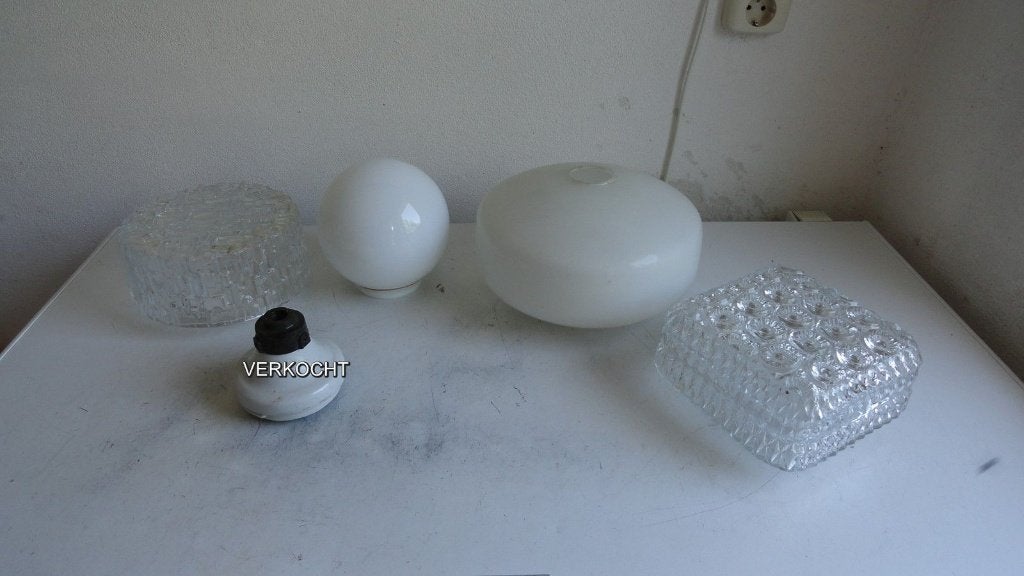 Diverse lampen, hang, wand en plafond, antiek, Ophalen of Verzenden
