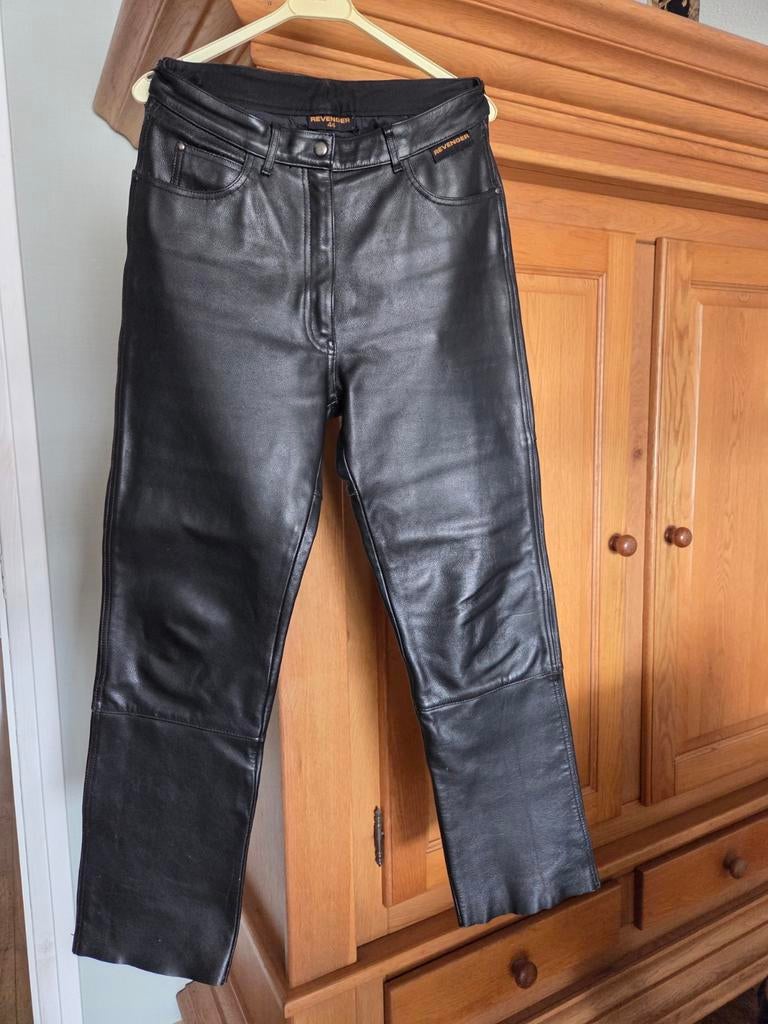 Leren motorbroek, zware kwaliteit, Motoren, Kleding | Motorkleding, Broek | leer, Dames, Ophalen of Verzenden, Revenger