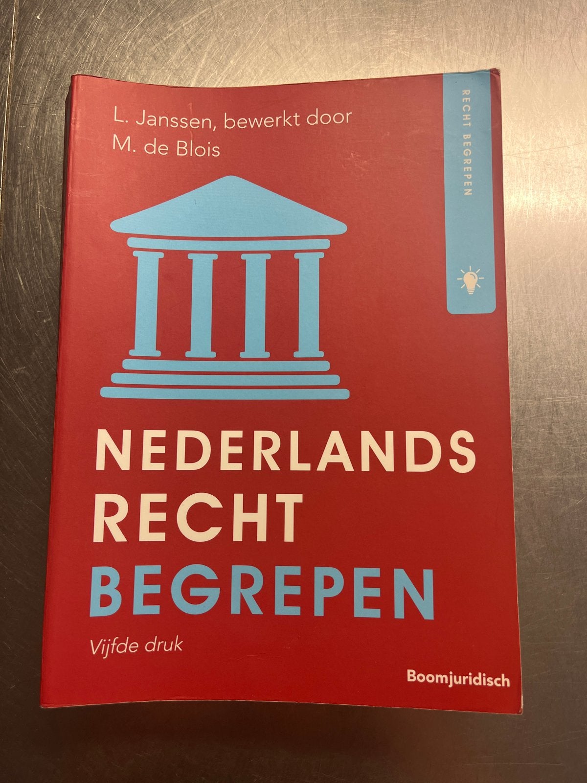 Nederlands Recht Begrepen - Vijfde druk, Boeken, Ophalen of Verzenden, Gamma, Zo goed als nieuw, HBO