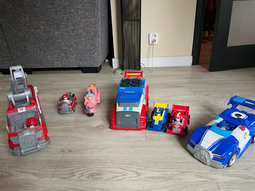 Paw Patrol Voertuigen Set - Diverse Reddingen, Ophalen of Verzenden, Gebruikt