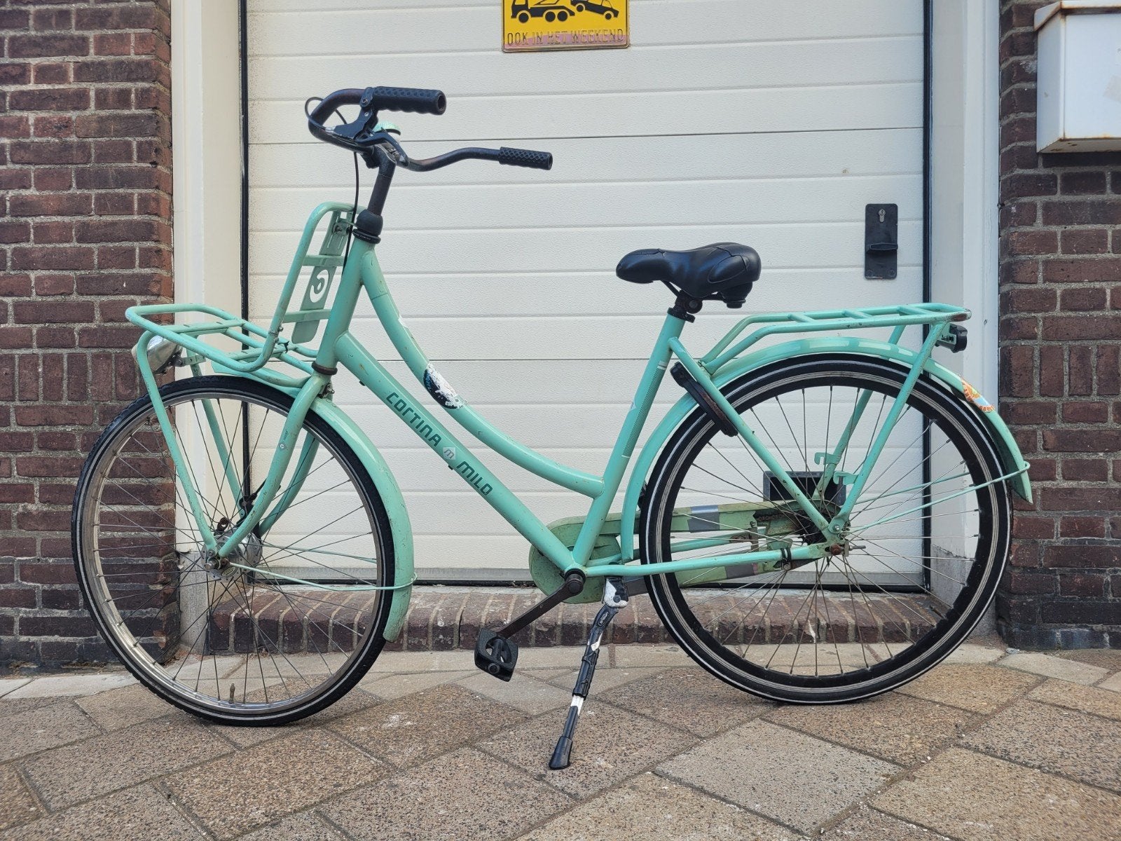 Cortina Milo meisjesfiets framemaat 51, Terugtraprem, Gebruikt, Cortina, Handrem