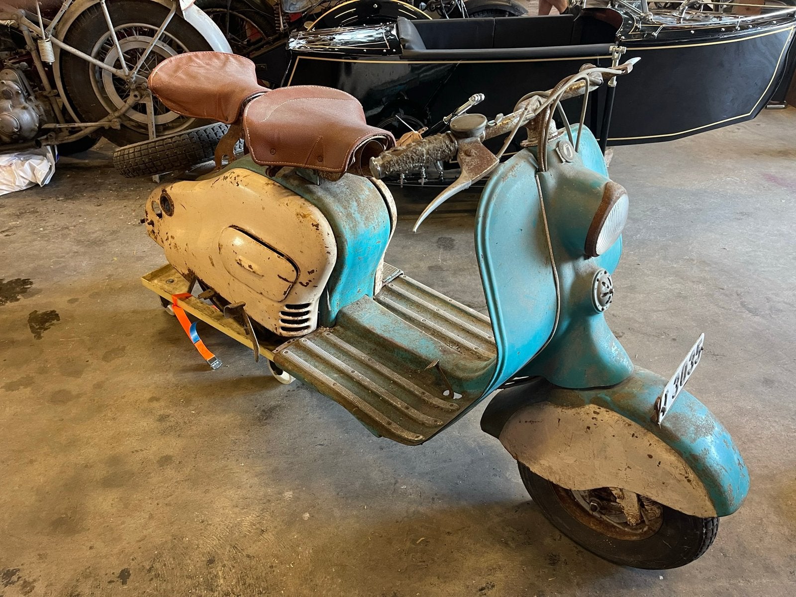 1950 Lambretta LC 125cc project, Ophalen, Gebruikt, Benzine