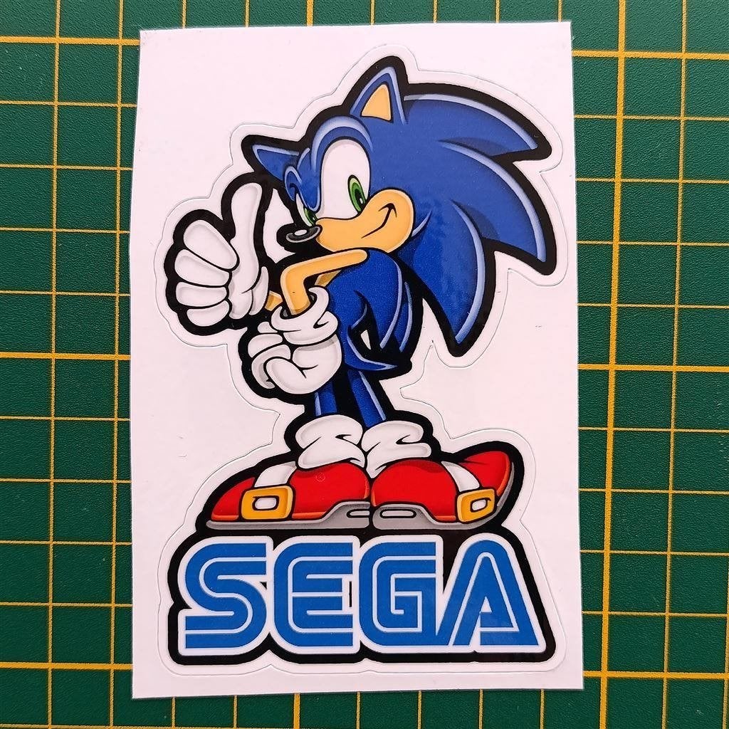 SONIC the Hedgehog Bartop Vinyl Sticker decal, Spelcomputers en Games, Avontuur en Actie, Verzenden, 1 speler, Nieuw