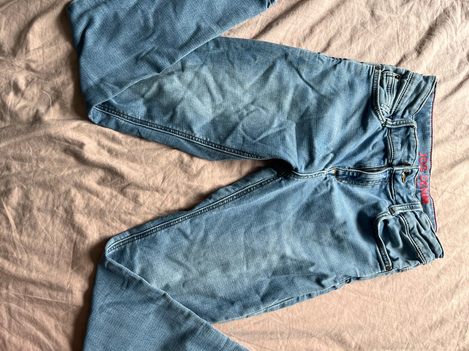 JOG DENIM Jeans - Comfortabele Lichtblauwe Spijkerbroek, Verzenden, Gebruikt, Jongen, Broek