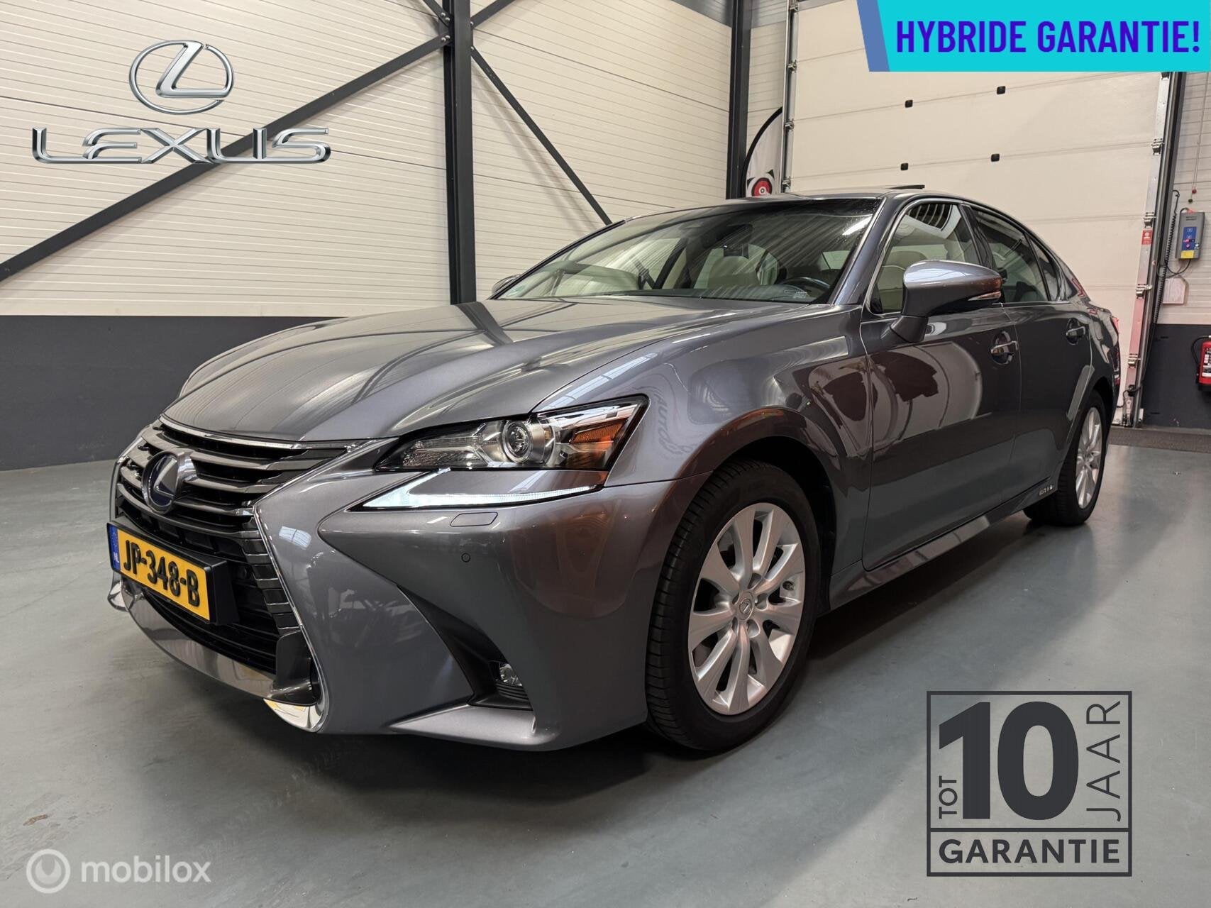 Lexus GS 300h Luxury Line Leer|Schuifdak|NL-Auto!, Auto's, Automaat, Achterwielaandrijving, 23 km/l, Bedrijf