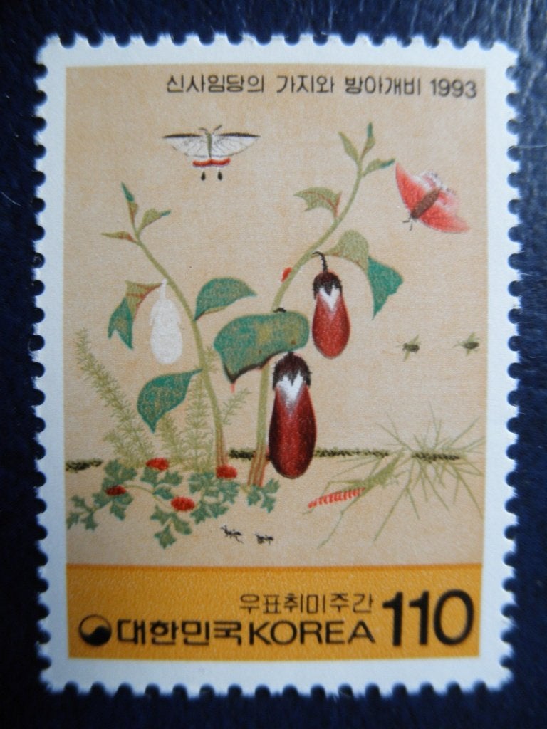 Postzegels bloemen Zuid Korea 1993 - cw. 0,60 postfris., Ophalen of Verzenden, Postfris, Dier of Natuur
