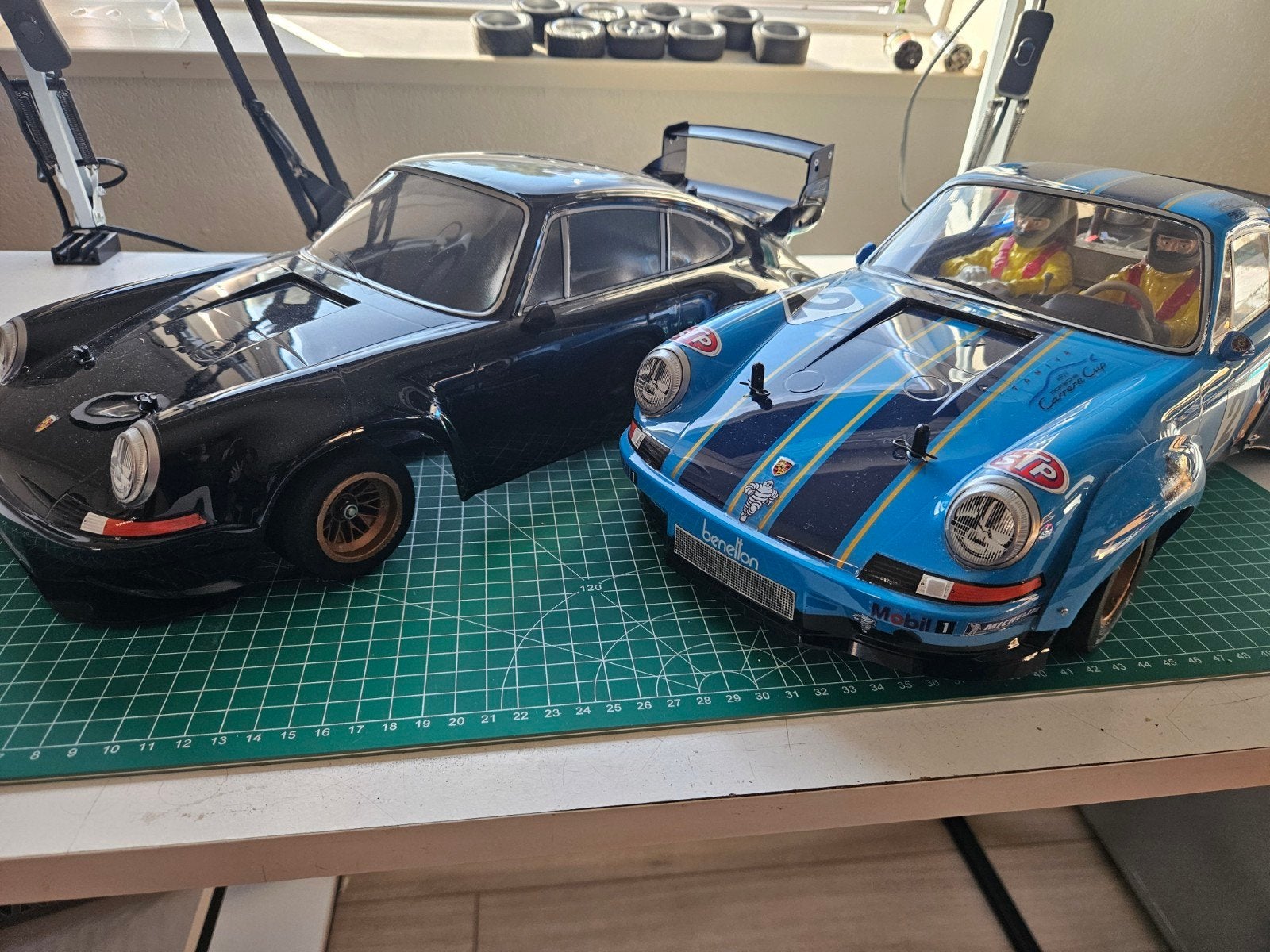 2x custom tamiya porsches, Gebruikt, Schaal 1:10, Auto onroad, Ophalen
