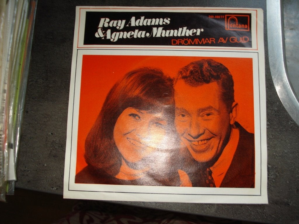 Ray Adams & Agneta Munter: Drömmar av guld / Ta disse ord, 7 inch, Single, Zo goed als nieuw, Pop