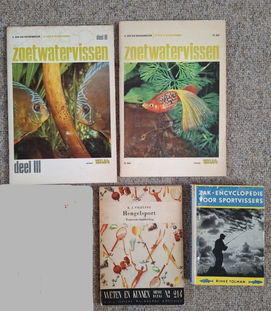 (oude) boeken over vissen en hengelsport, Ophalen of Verzenden, Gelezen, Verschillende onderwerpen