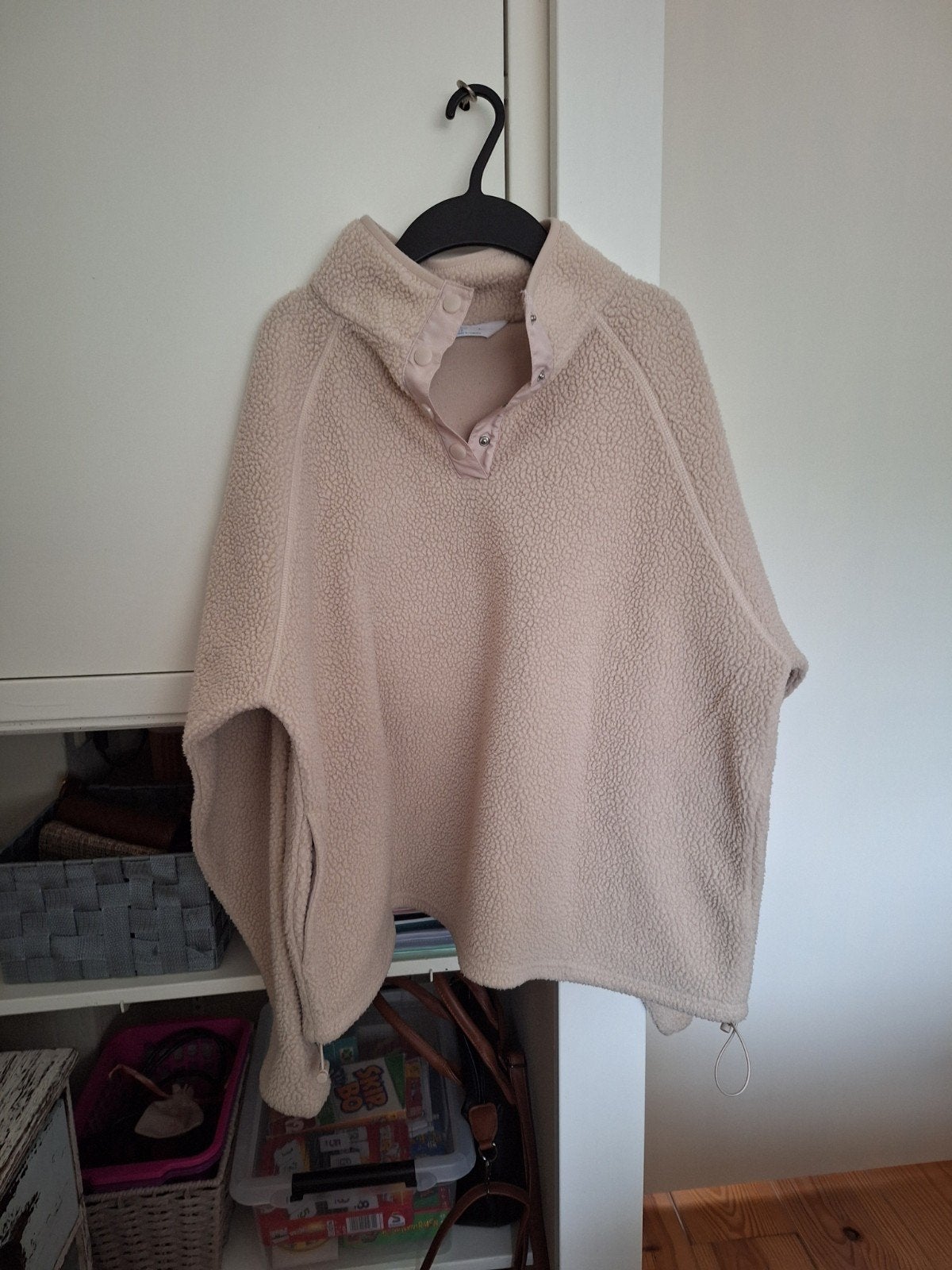 Fleece trui, Ophalen of Verzenden, Gedragen, Maat 42/44 (L), Beige