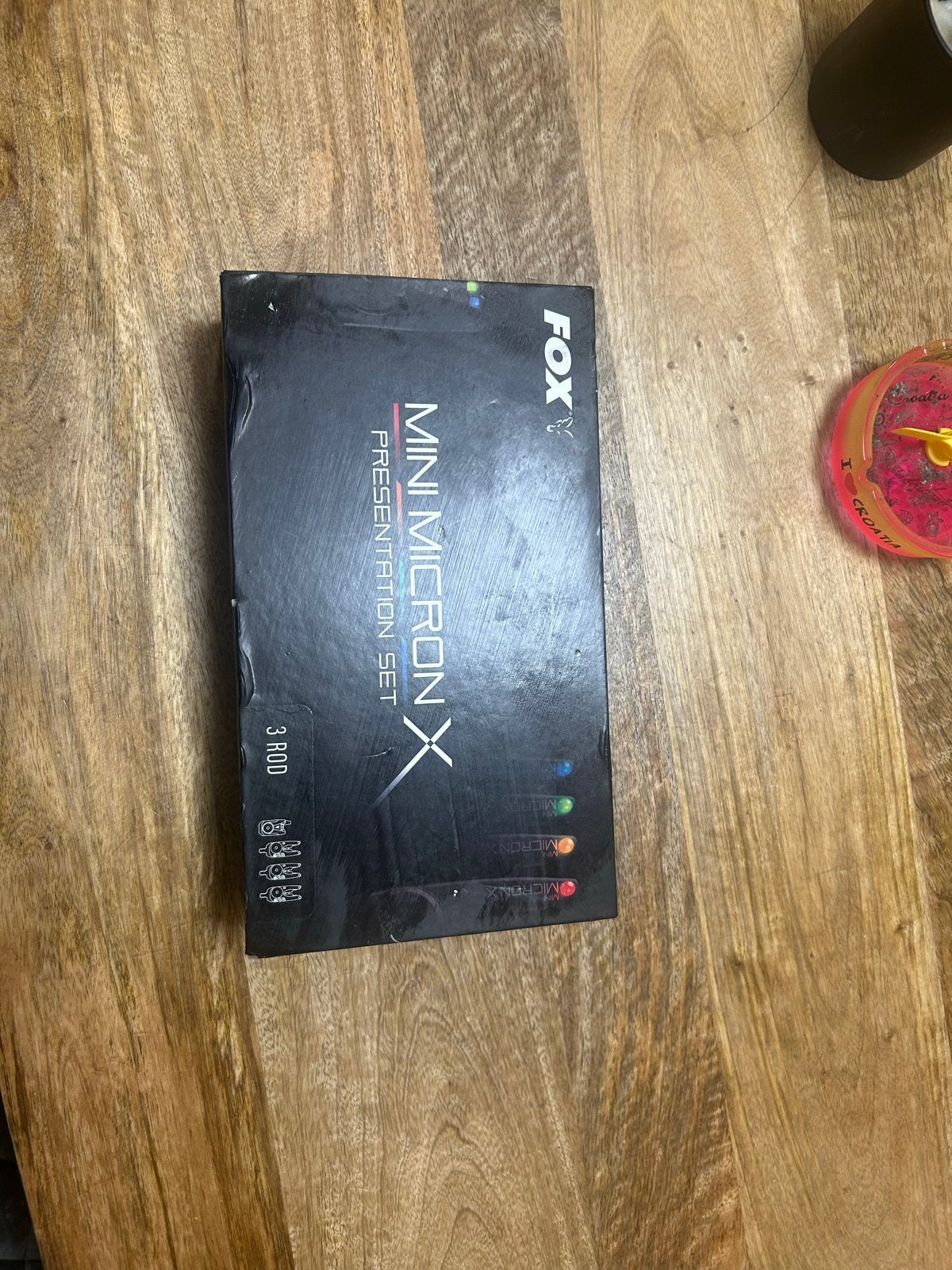 Fox Mini Micron X Presentation Set 3 Rod, Ophalen of Verzenden, Zo goed als nieuw, Overige typen