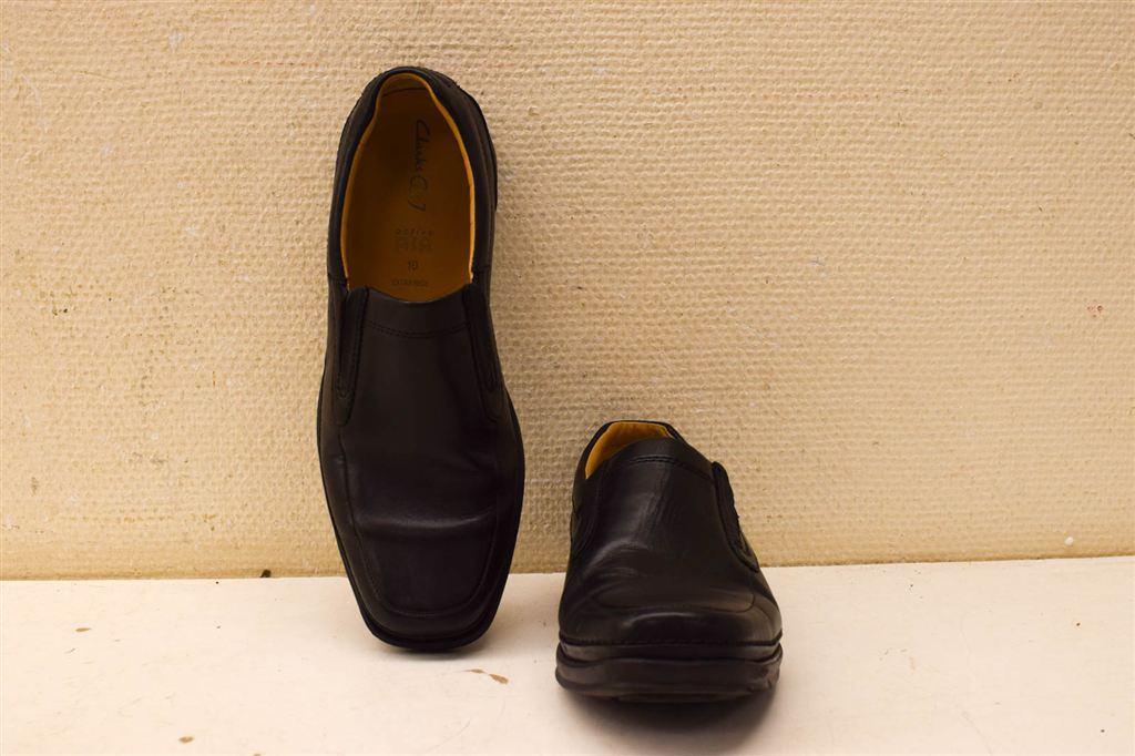 Clarks Heren instappers 49616, Ophalen of Verzenden, Gedragen, Maat 43 t/m 46, Zwart