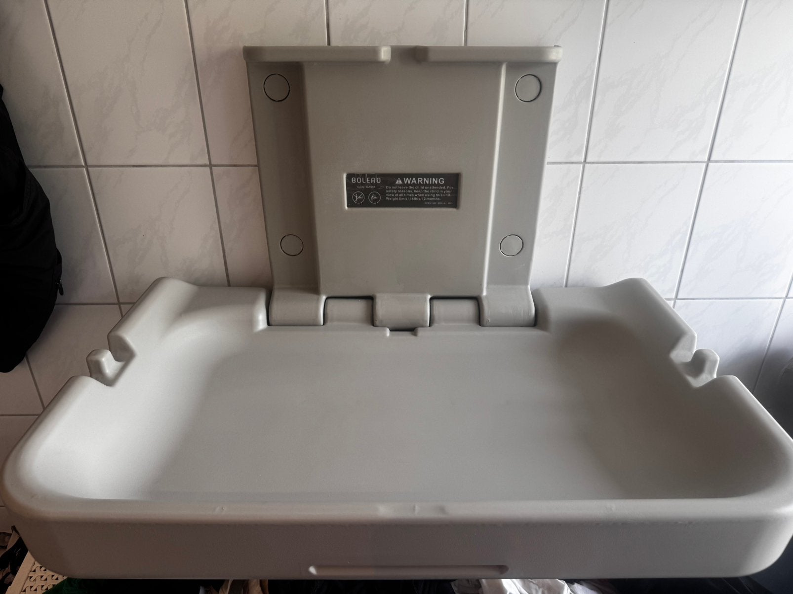 Opklapbare verschoontafel baby, Ophalen, Zo goed als nieuw