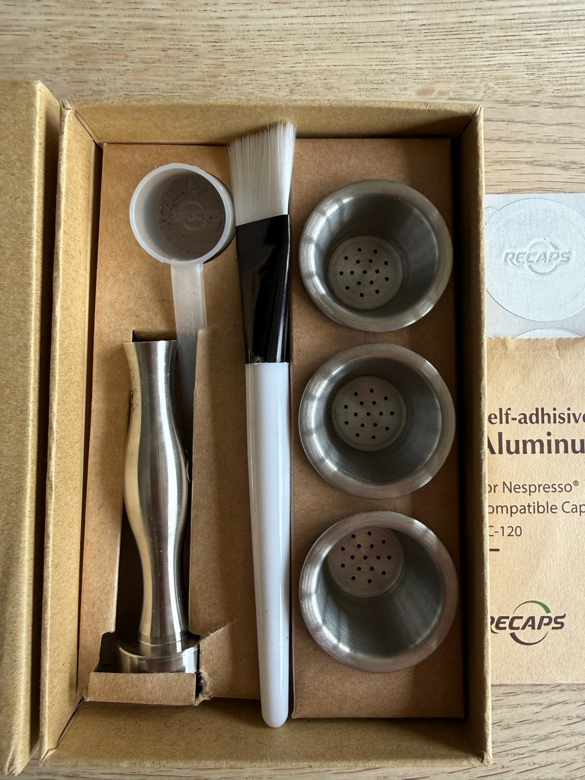 Duurzame Nespresso pods: maak je eigen koffiecups!, Overige typen, Ophalen of Verzenden, Metaal, Overige merken