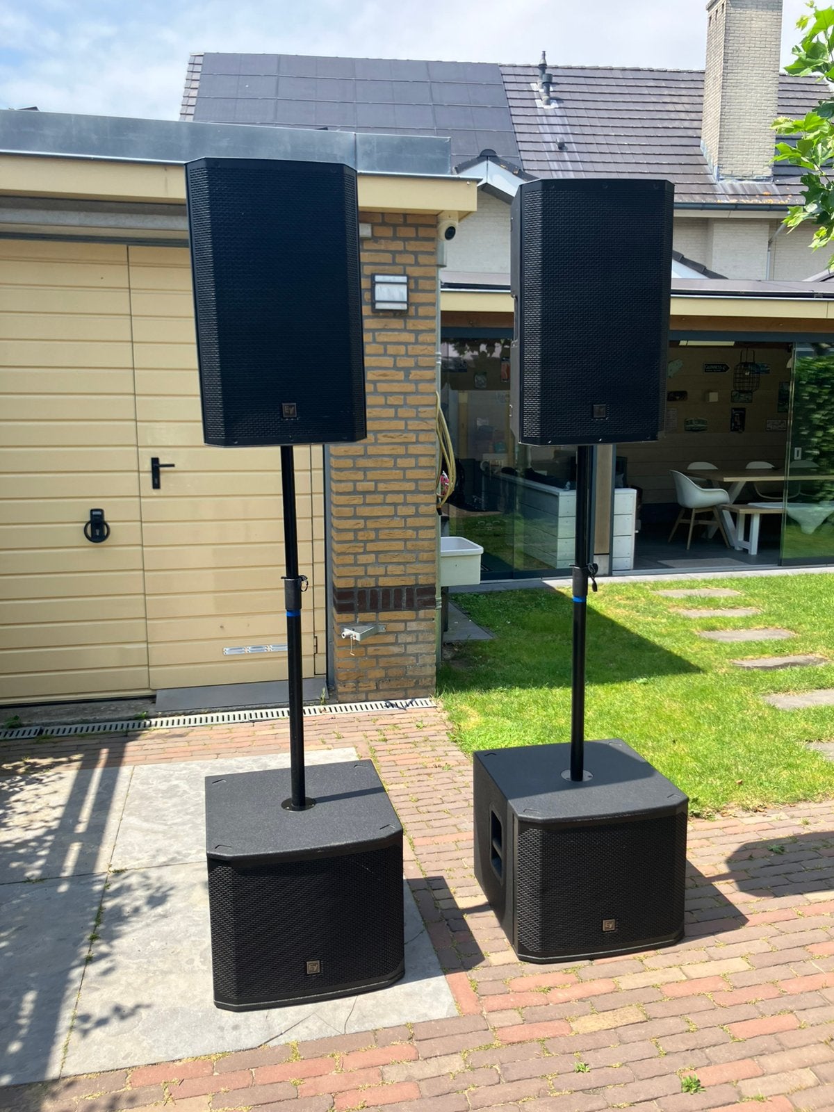 Active set Electro Voice subwoofer en top speakers, Ophalen, Zo goed als nieuw, 500 tot 1000 watt