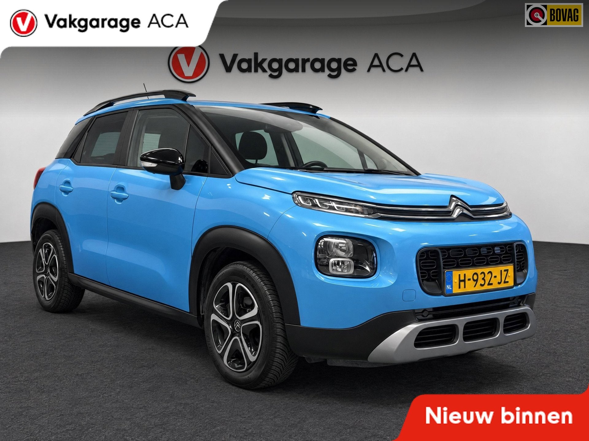 Citroen C3 Aircross 1.2 PureTech S&S Feel // 68.000 km // NA, Auto's, Dealer onderhouden, Gebruikt, 1199 cc, Blauw