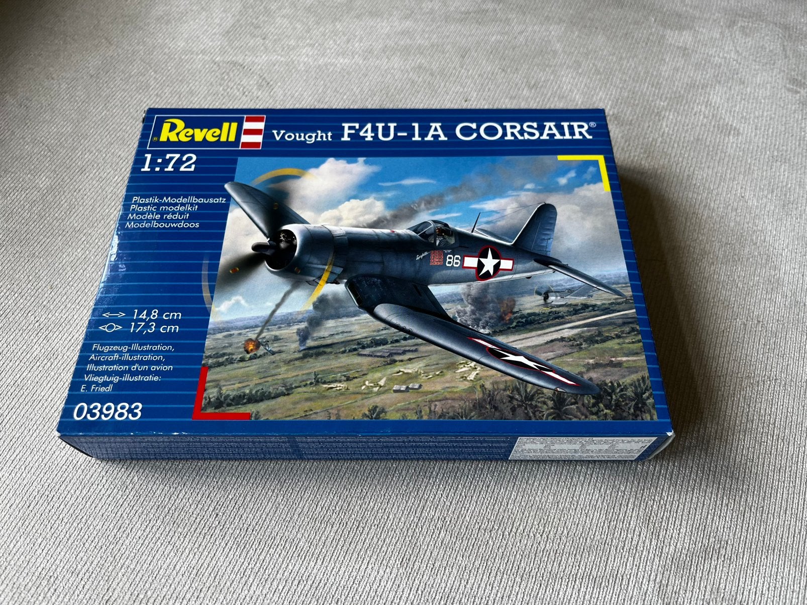 Revell F4U Corsair 1:72, Ophalen of Verzenden, Nieuw, 1:72 tot 1:144, Revell