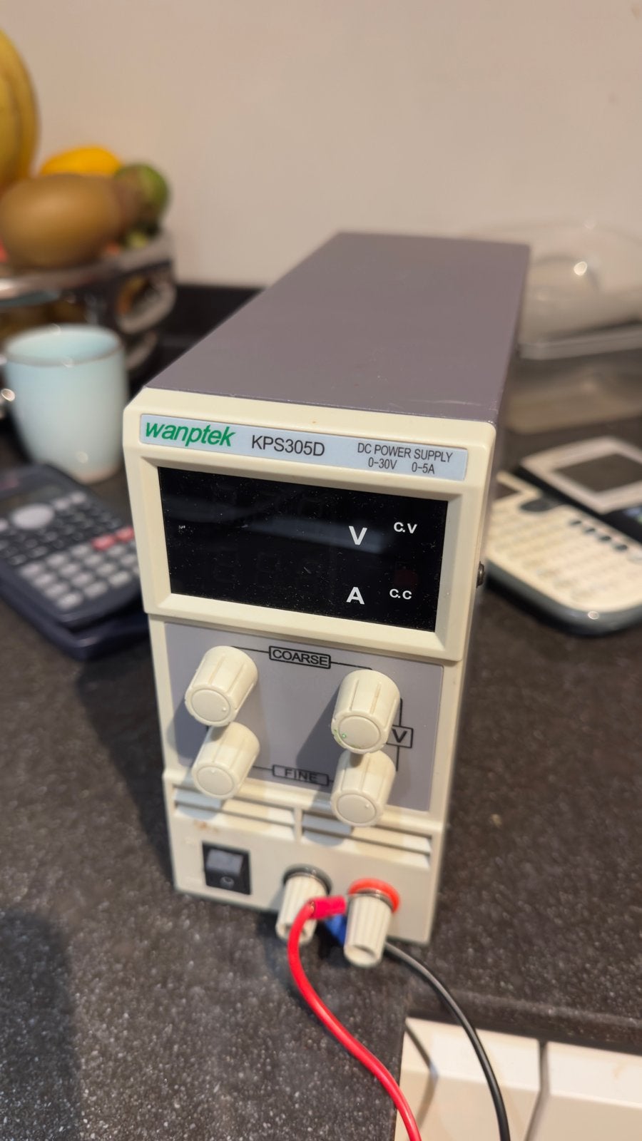Wanptek KPS305D DC Voeding - 0-30V, 0-5A, Ophalen, Gebruikt
