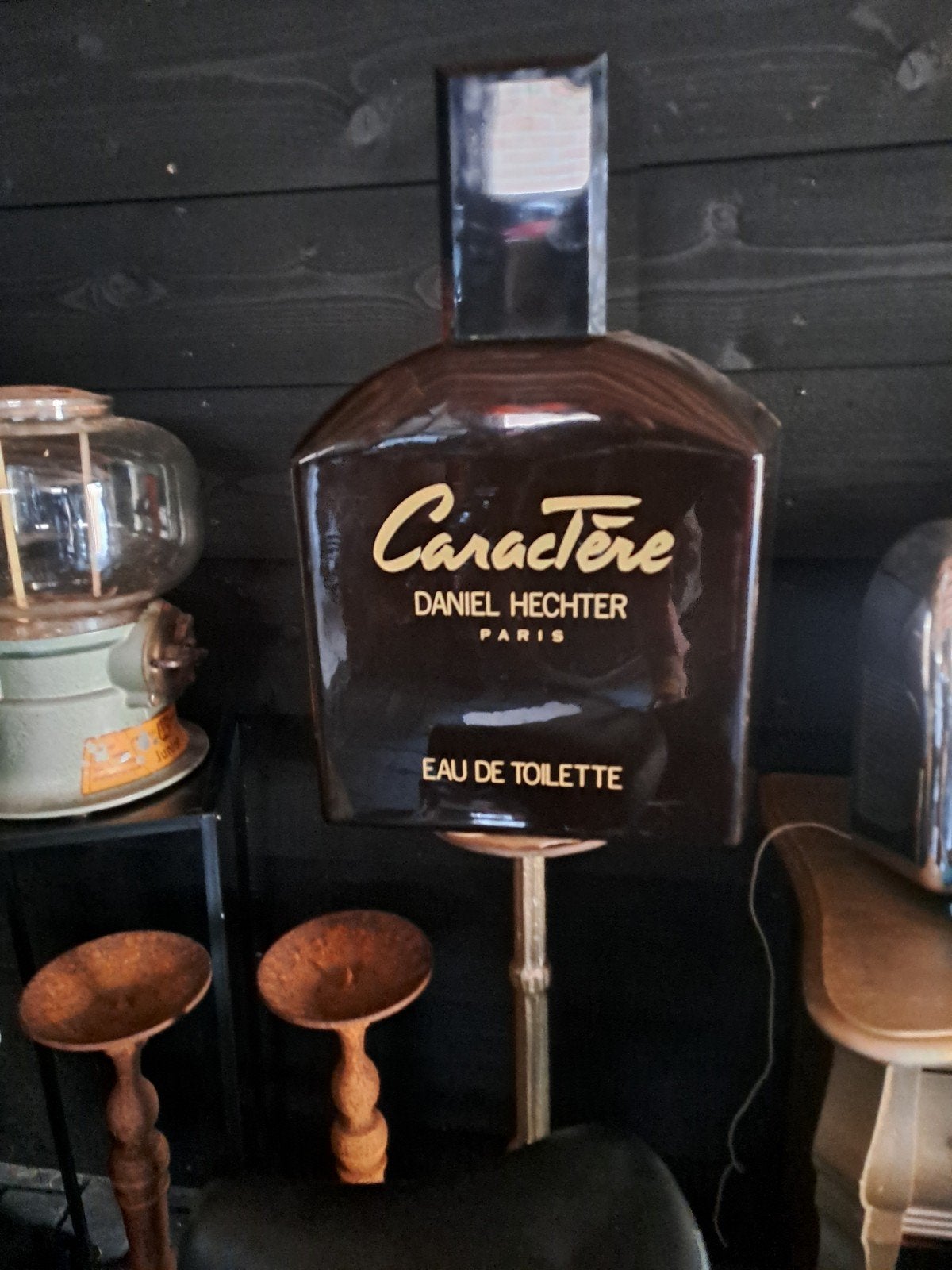 Grote reclame parfum fles, Ophalen of Verzenden