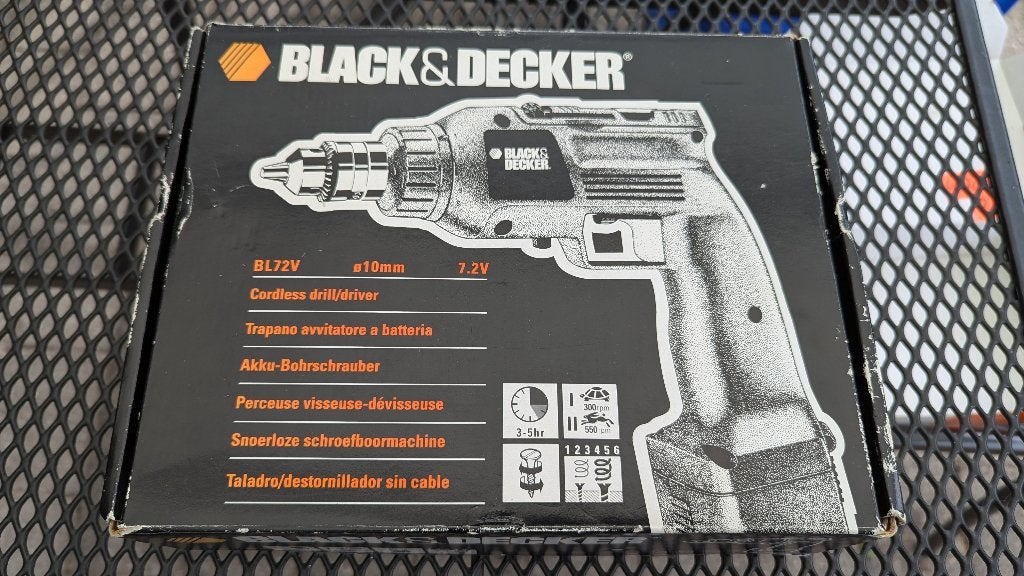 Black & Decker BL72V schroefboormachine, Ophalen of Verzenden, Nieuw, Minder dan 400 watt, Boor- en Schroefmachine