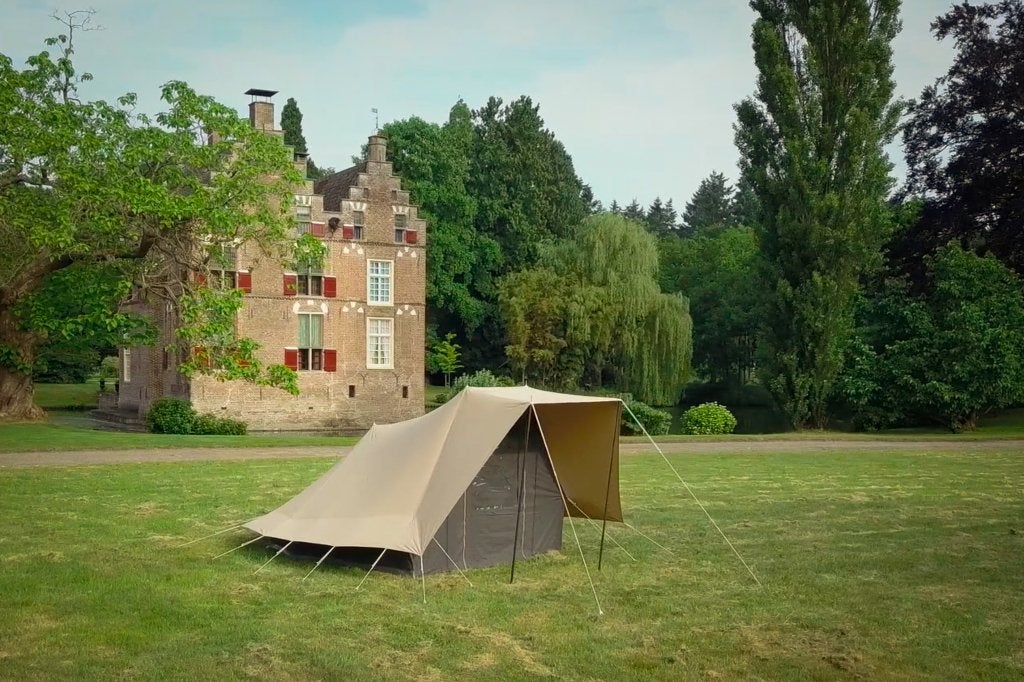 Goudplevier, Caravans en Kamperen, Tenten, Ophalen of Verzenden, Zo goed als nieuw, Tot en met 4